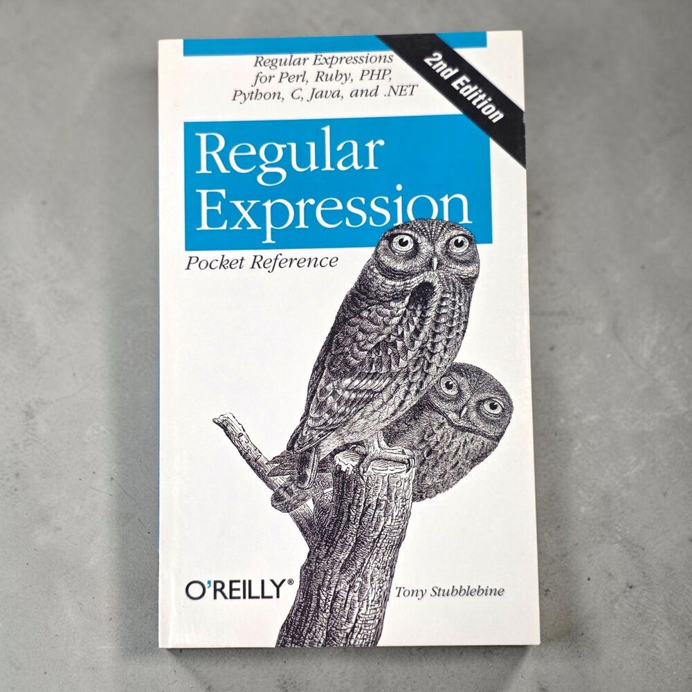 O'Reilly Pocket Reference Book Lot 4 SQL XML HTML XHTML Regex Programming Guide - Picture 5 of 11